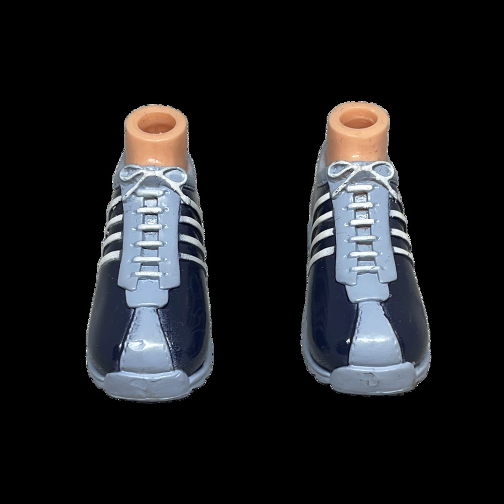Bratz Boyz Footwear Navy & Light Blue lace up sneakers